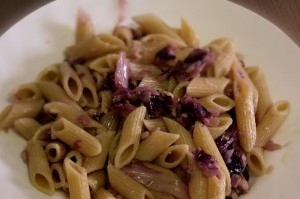 penne integr+radicchio